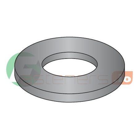 Newport Fasteners Flat Washer, For Screw Size #6 , Steel Black Zinc Finish, 10000 PK 380087